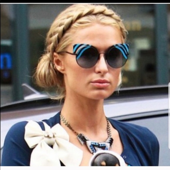 FENDI 53mm Cat Eye Red Sunglasses NWT - Picture 6 of 6